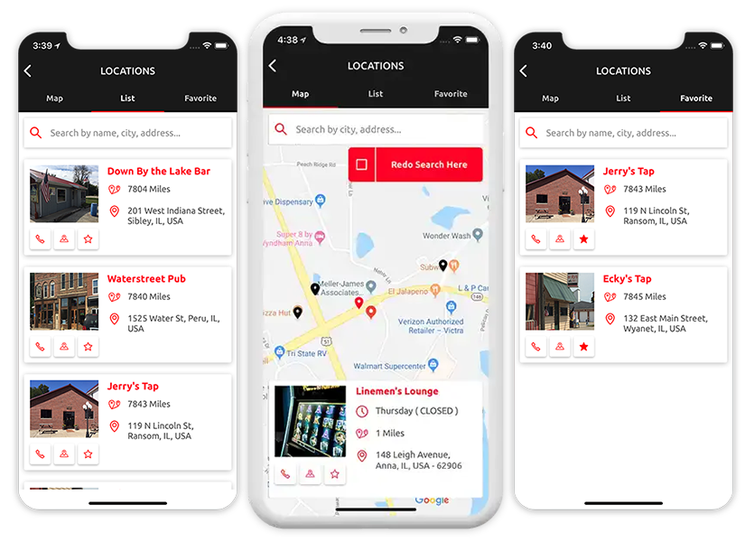 Nearby Gaming Locations, checkins, and get rewards ME Gaming