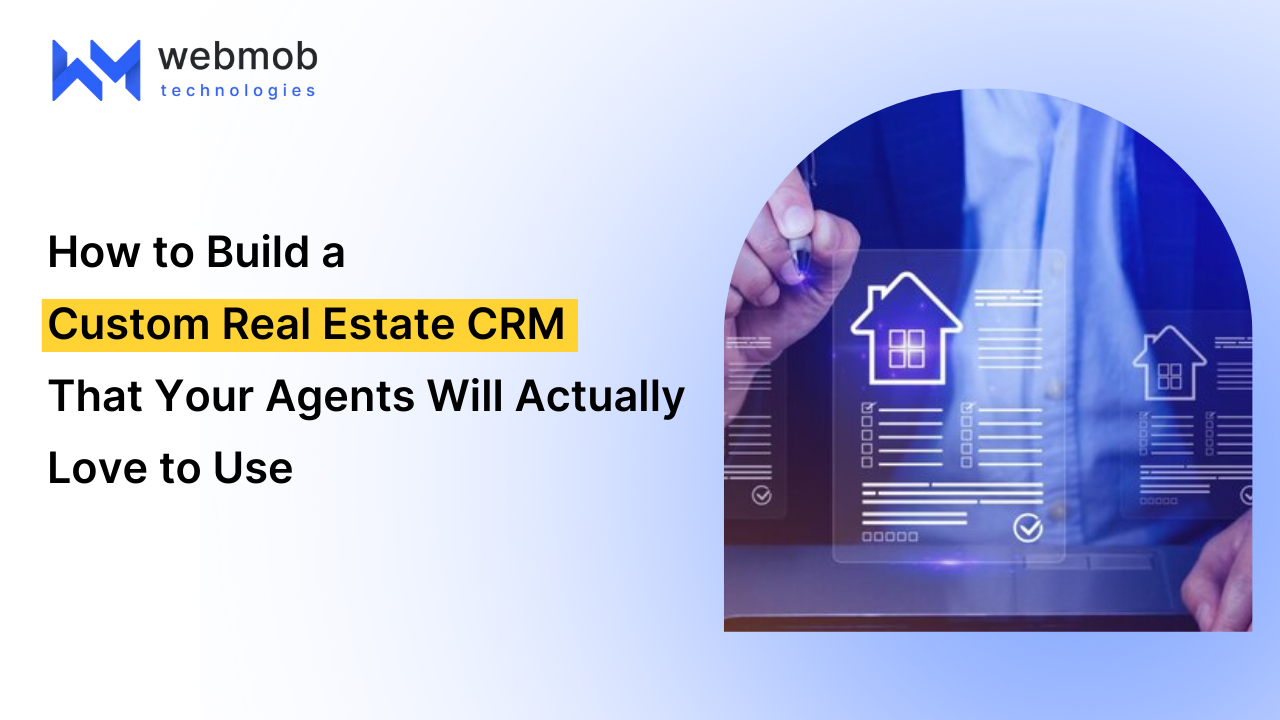 User-friendly custom real estate CRM interface designed for agents