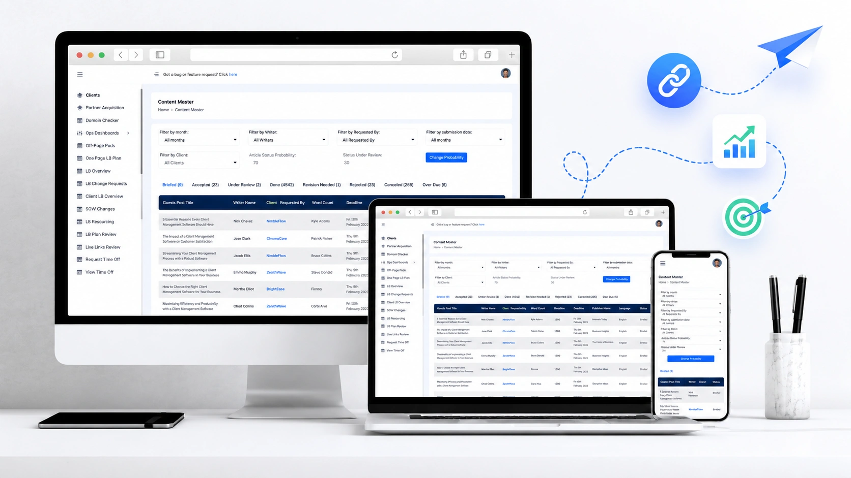 SEO & Link Building Software Tool